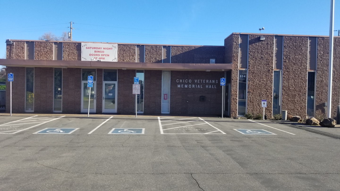 Hall Rental VFW Post 1555, Chico, CA
